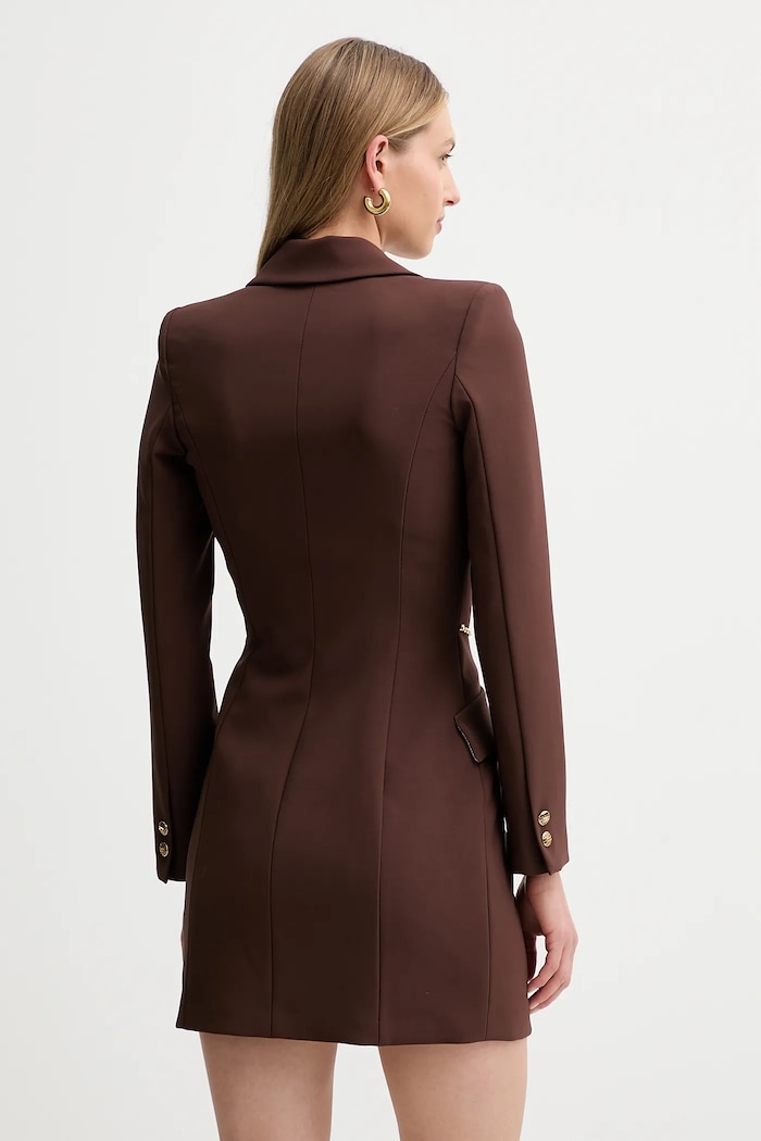 Ρούχα Φόρεμα Elisabetta Franchi AB89657E2 καφέ