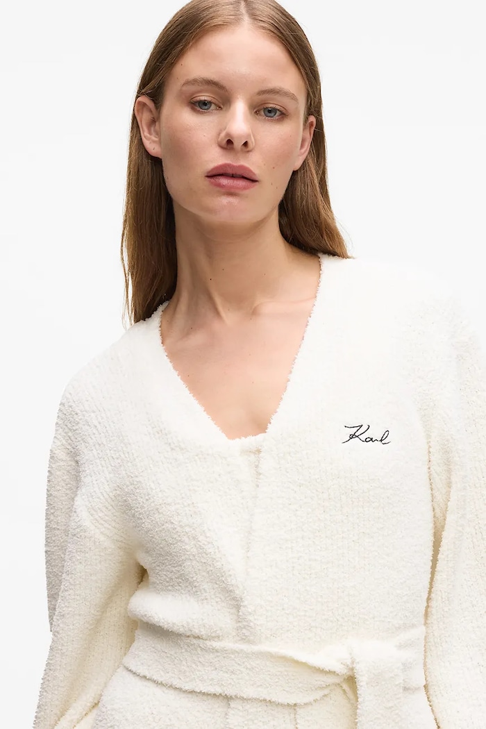 Îmbrăcăminte Karl Lagerfeld cardigan A4W44006 bej