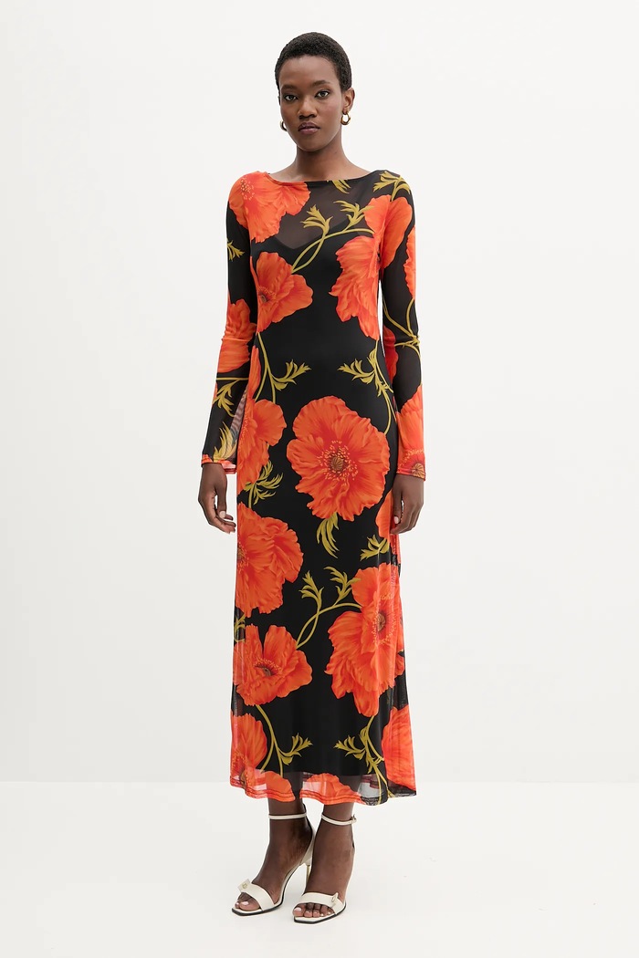 Never Fully Dressed rochie NFDDR3016 negru AW25