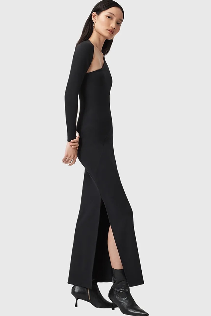 Šaty AllSaints ARI čierna W074DD