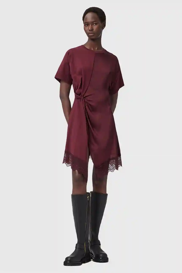 AllSaints φόρεμα LANA W097DD