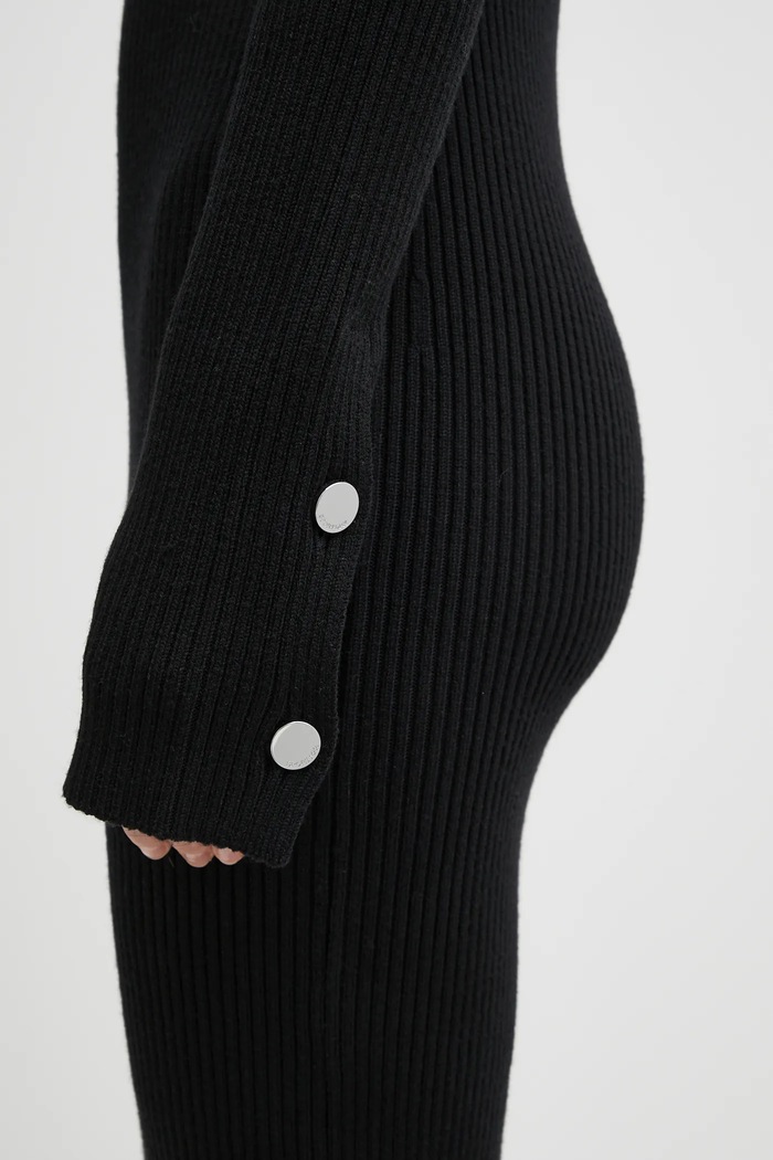 Платье с добавлением шерсти Sportmax GARIBO 2522326022600 чёрный