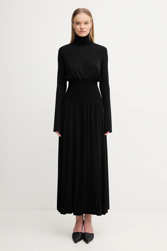 Sportmax dress CINE maxi black 2522626042600