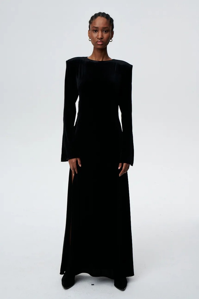 Îmbrăcăminte Undress Code rochie de catifea 601UC negru