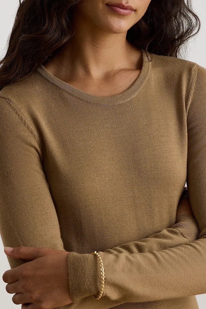 Sukienka bawełniana Lauren Ralph Lauren 200979711 brązowy