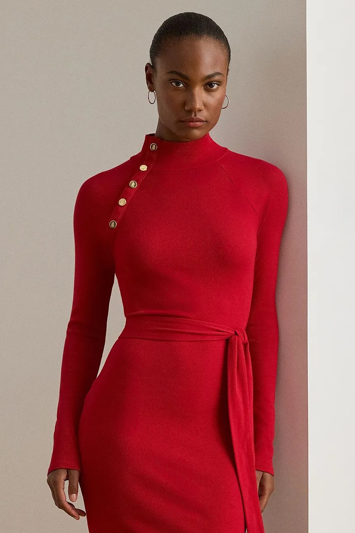 Odjeća Haljina Lauren Ralph Lauren 200980036 crvena