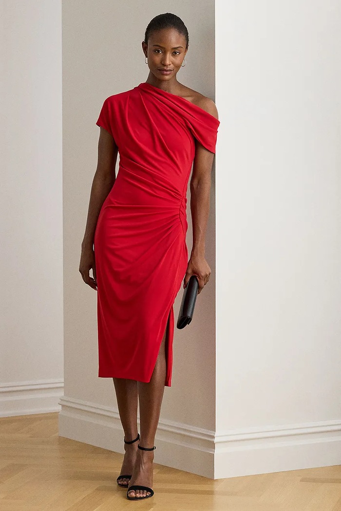 Lauren Ralph Lauren rochie 200980223 rosu