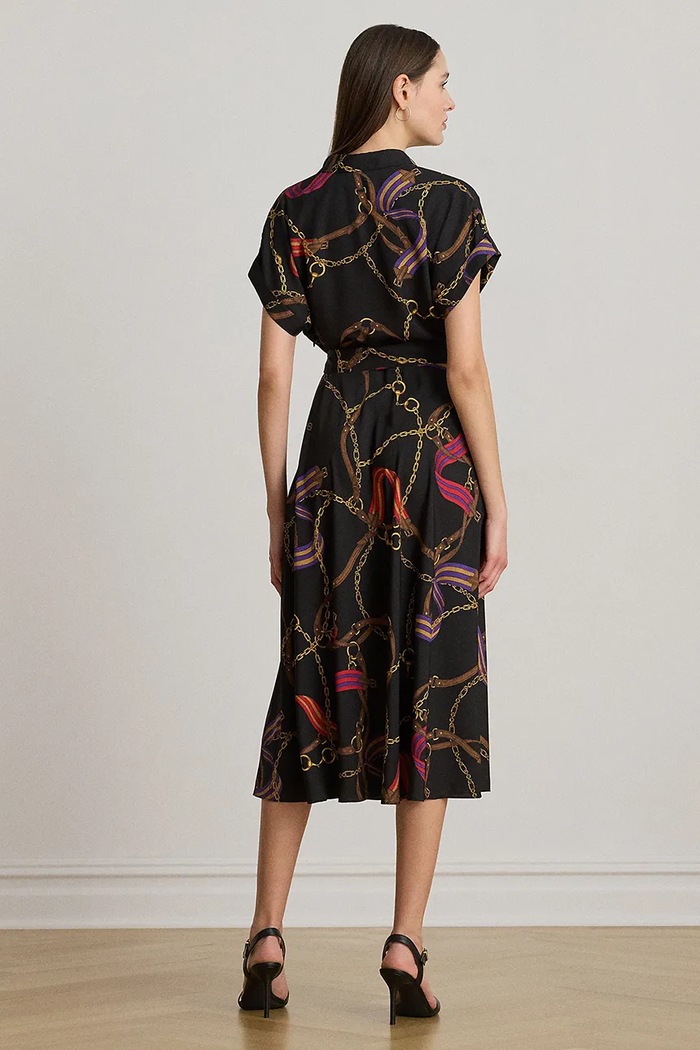 Lauren Ralph Lauren sukienka 200P02008 czarny AW25