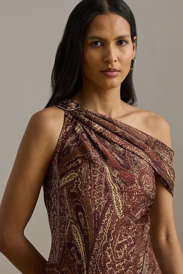 Lauren Ralph Lauren sukienka brązowy 253979869