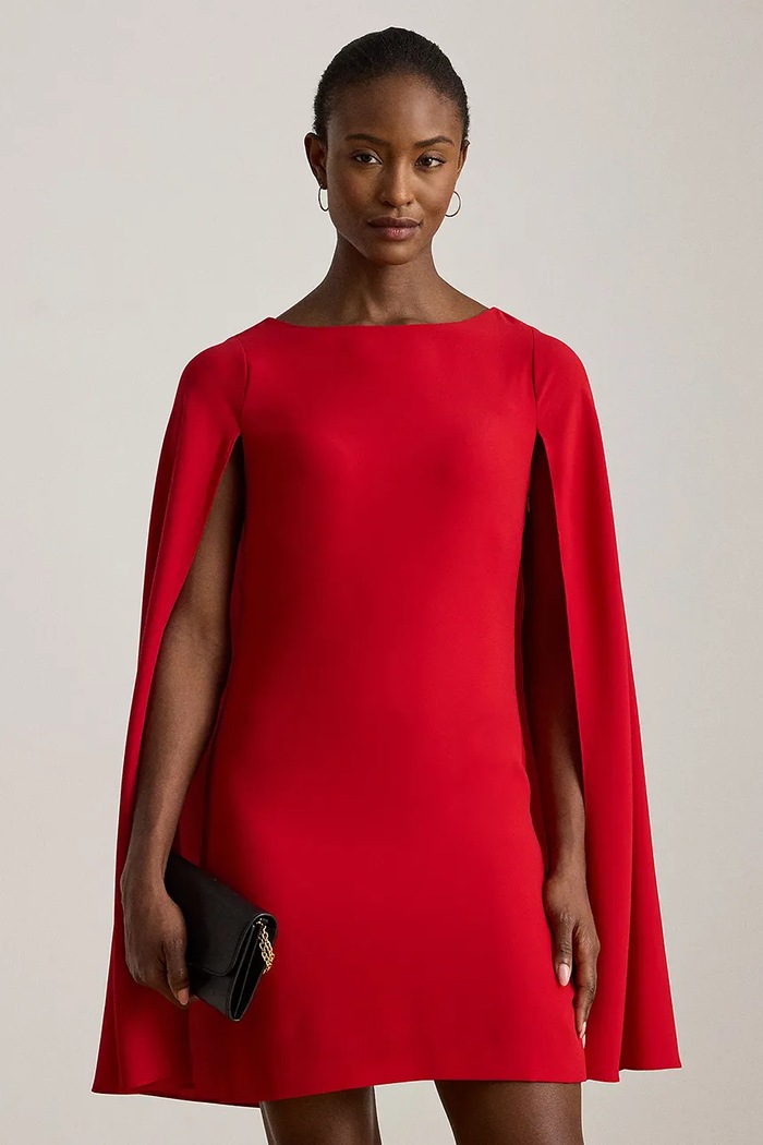 Дрехи Lauren Ralph Lauren рокля 253980921 червен