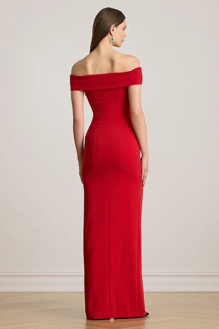Šaty Lauren Ralph Lauren 253982109 červená AW25