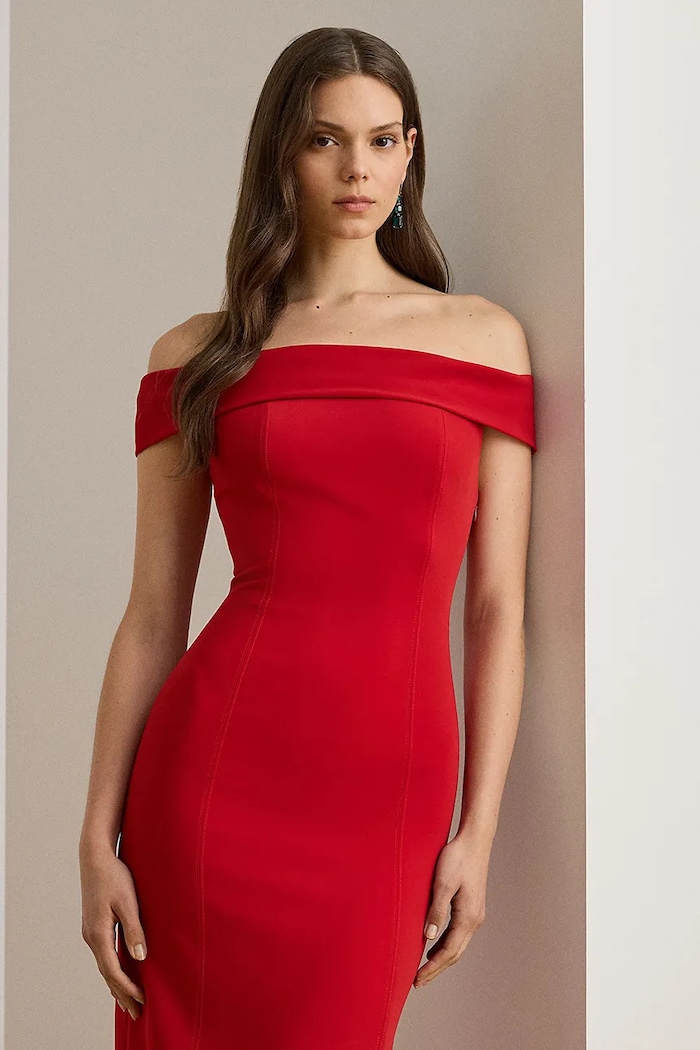 Oblečení Šaty Lauren Ralph Lauren 253982109 červená