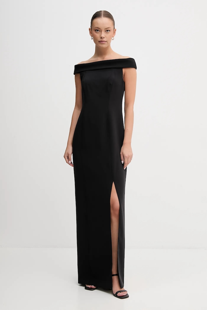Šaty Lauren Ralph Lauren s elastanom čierna 253982109