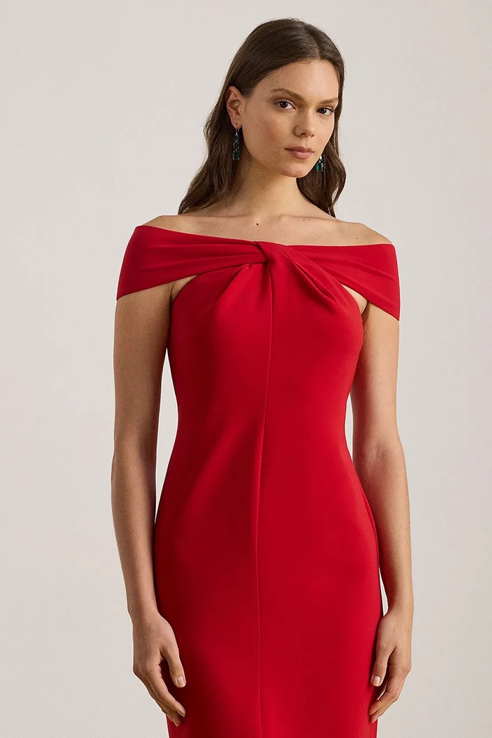 Odzież Lauren Ralph Lauren sukienka 253982167 czerwony