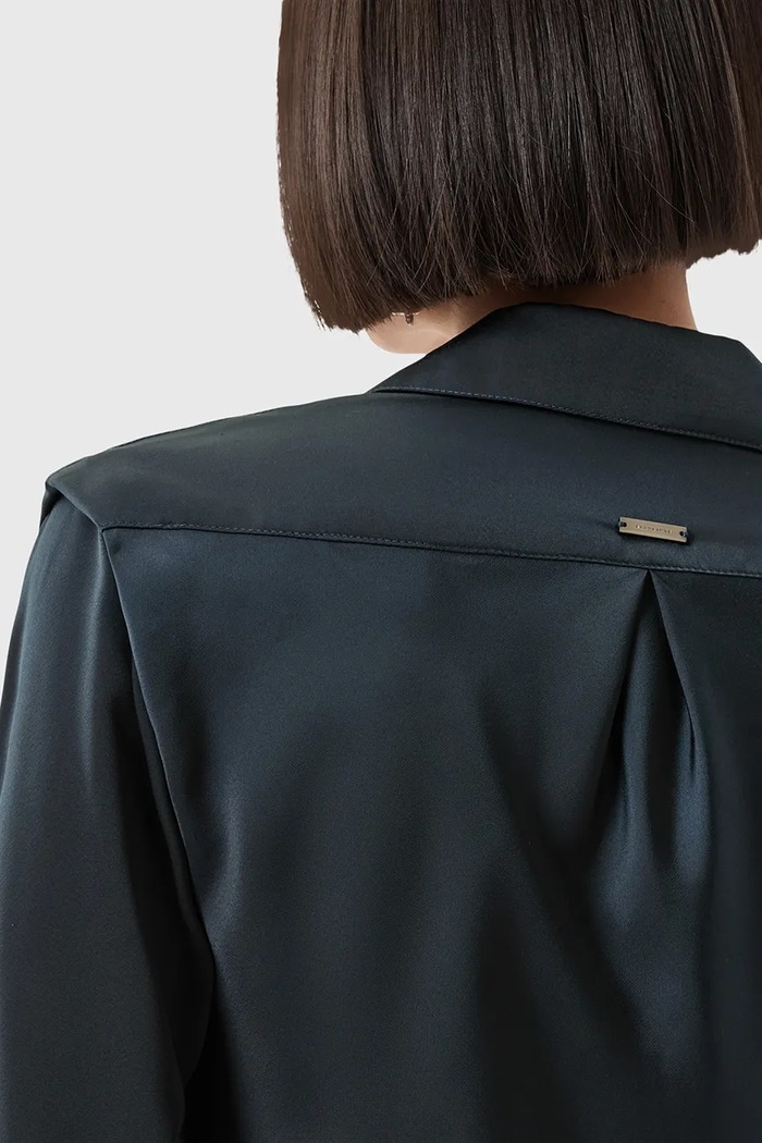 Oblečení Šaty AllSaints TIRA W013DD námořnická modř