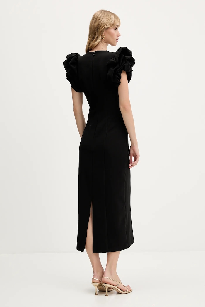 Rotate dress 114668100 black AW25