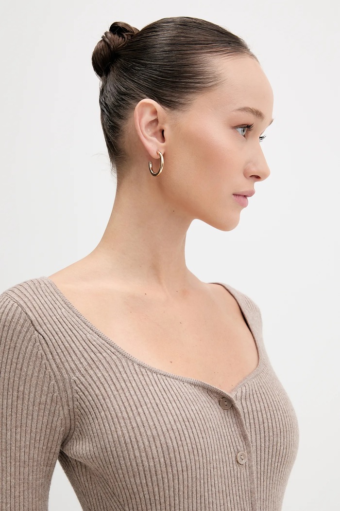 Šaty Abercrombie & Fitch KI159.6293.481 béžová