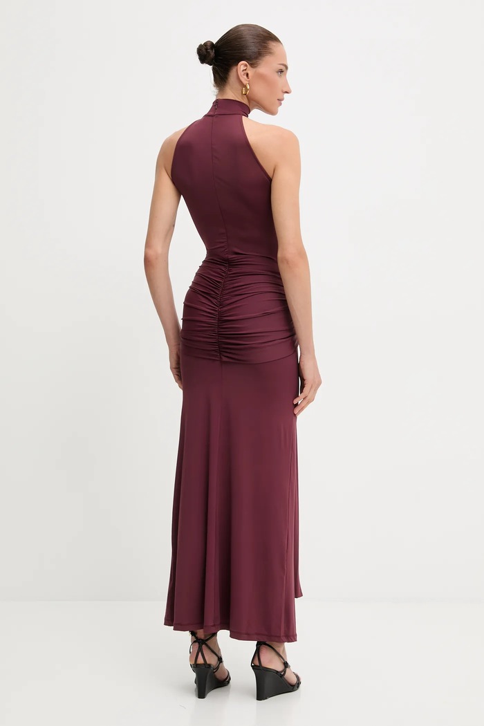 Îmbrăcăminte Bardot rochie 60102DB burgundia
