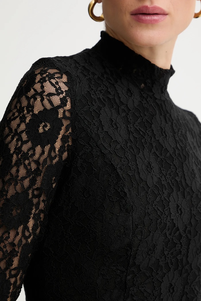 Rochie Bardot negru 60076DB