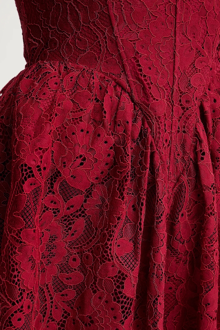Rochie Bardot burgundia 60091DB