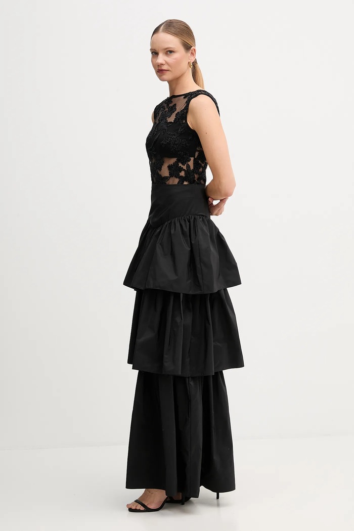 Sukňa Pedro del Hierro 0862423 čierna AW25