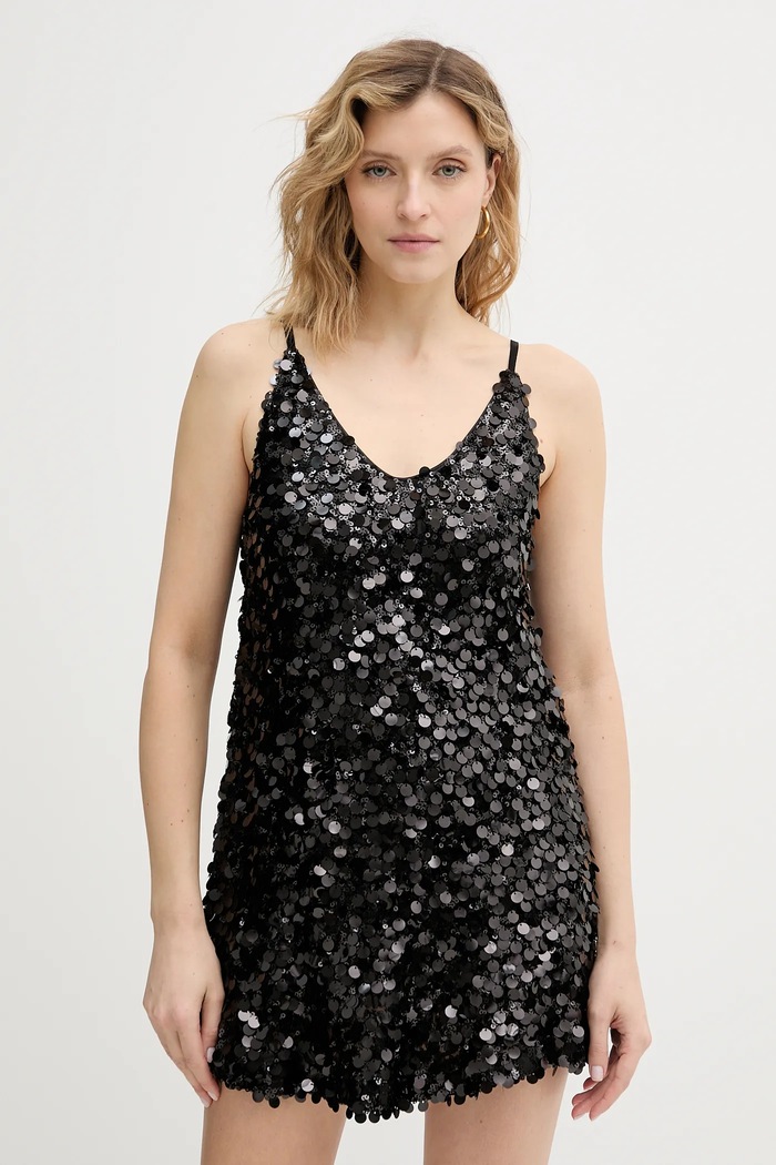 Haveone rochie mini negru AMI.P053