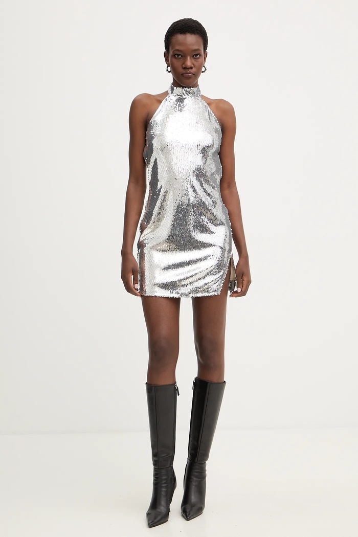 Haveone vestito AGE.P076 argento AW25