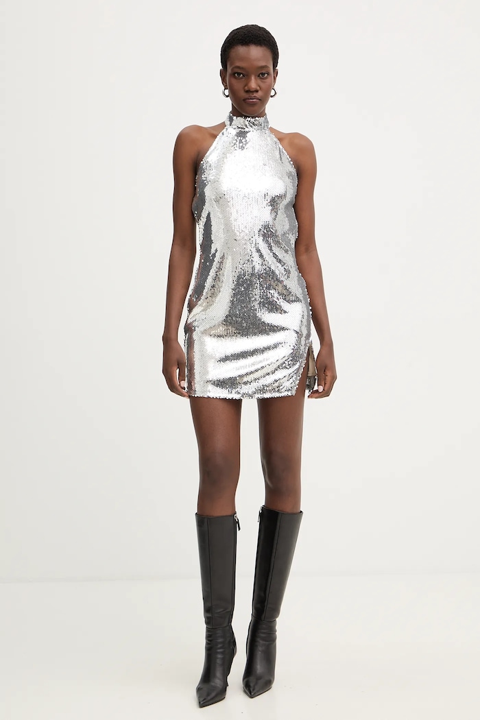 Haveone vestito AGE.P076 argento AW25