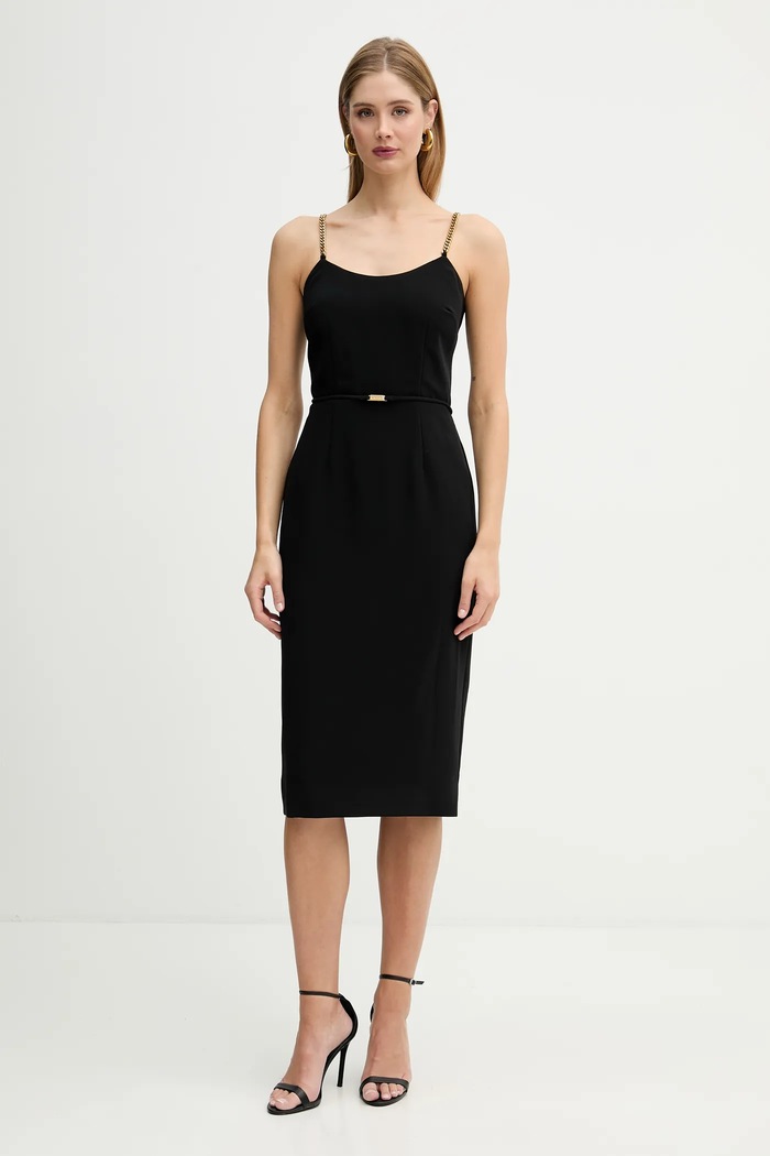 Šaty Marciano by Guess ELLA midi černá 5YGK09.7357A