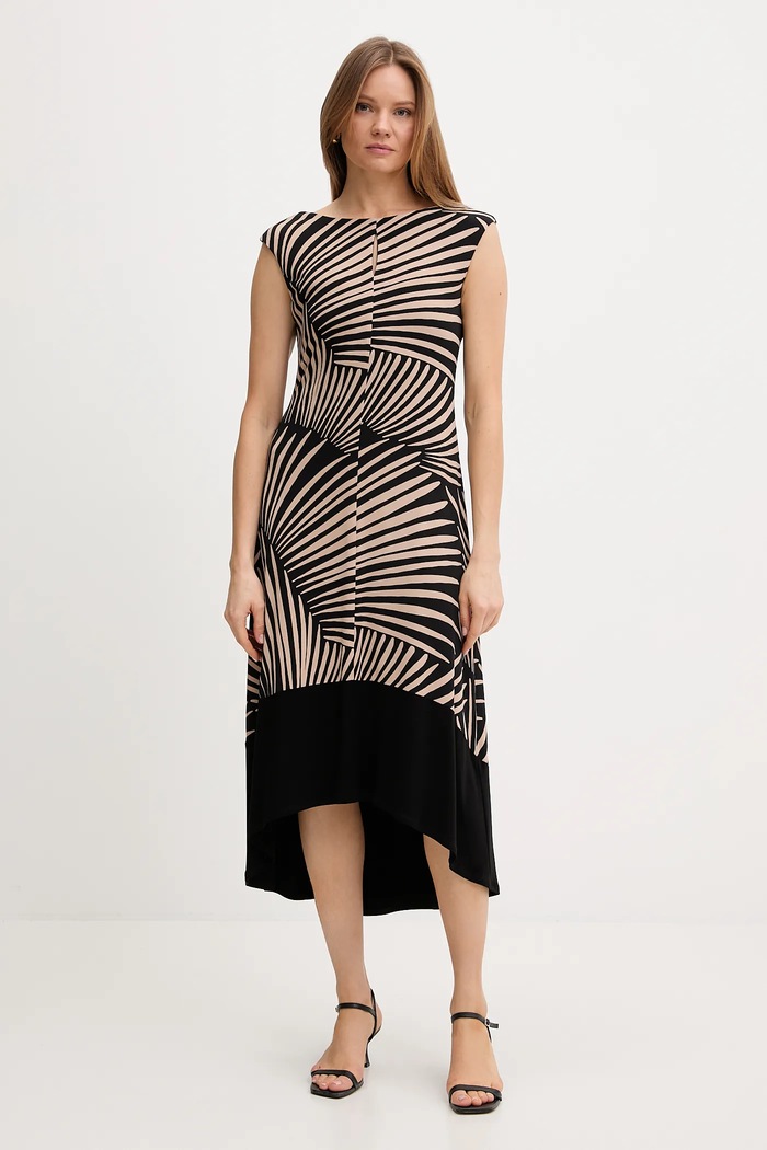 Joseph Ribkoff rochie maxi negru 251107.