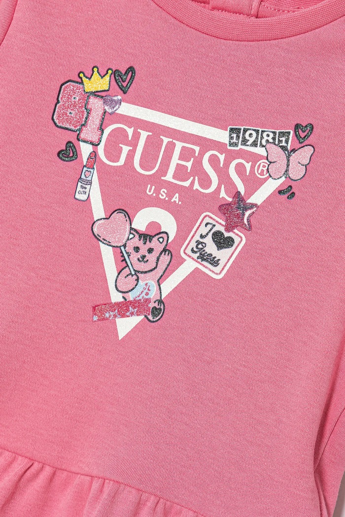 Guess sukienka niemowlęca różowy A4YK19.KA6W4.9BYA