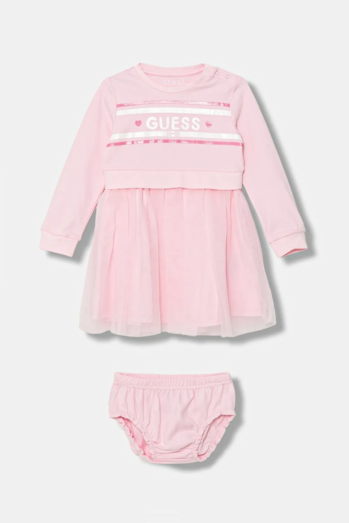 Kojenecké šaty Guess mini růžová A5YK00.KB8R0.9BYA