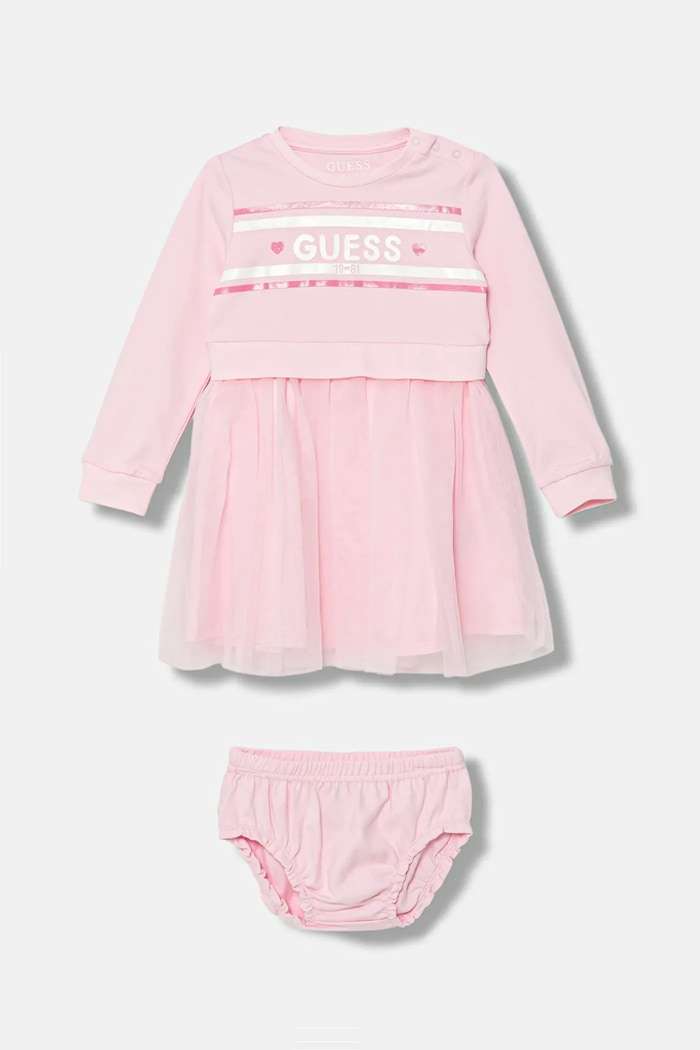 Kojenecké šaty Guess mini růžová A5YK00.KB8R0.9BYA