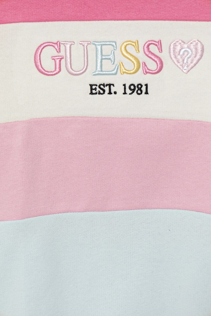 BIMBA Guess vestito in cotone neonata A5YK01.KA6R4.9BYA rosa