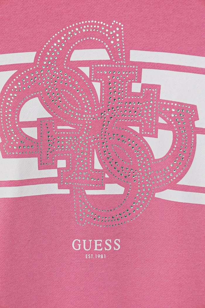 Κοριτσίστικα Παιδικό βαμβακερό φόρεμα Guess J5YK04.KA6R4.9BYA ροζ