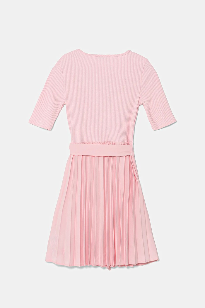 Guess sukienka dziecięca J5YK23.RC1S0.9BYA różowy AW25