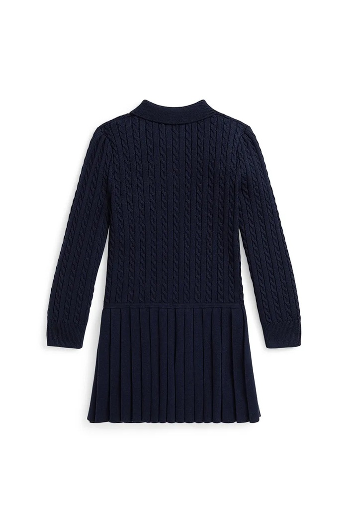 BIMBA Polo Ralph Lauren vestito di cotone bambina 312978841001 blu navy