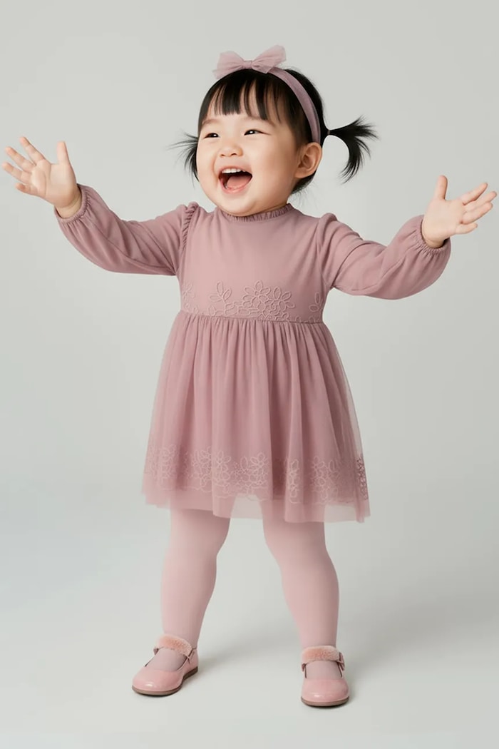 Mayoral Rochie bebe roz 2902.4A.Baby.9BYA