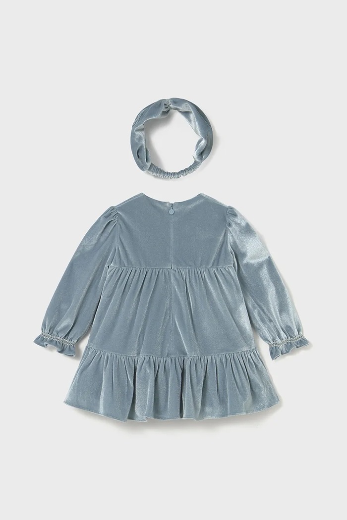 Dievčenské šaty Mayoral 2904.4A.Baby.9BYA modrá AW25