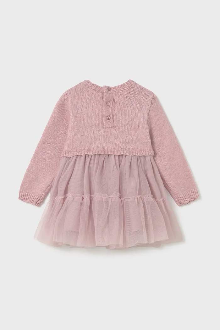 Mayoral Rochie bebe 2905.4A.Baby.9BYA roz AW25