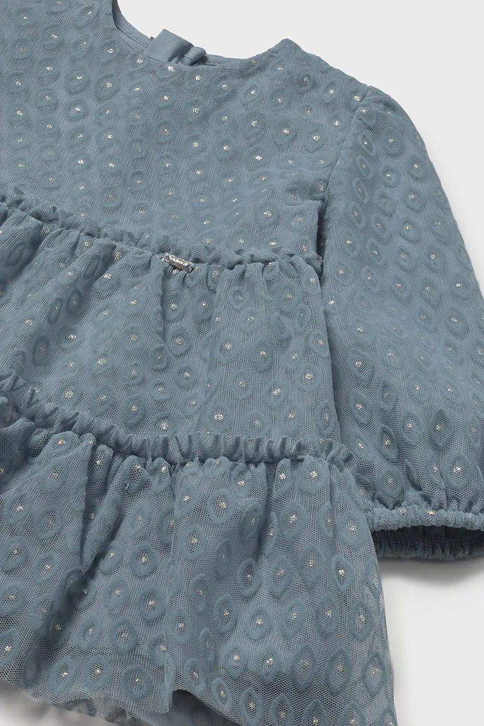 Mayoral rochie bebe albastru 2907.4B.Baby.9BYA