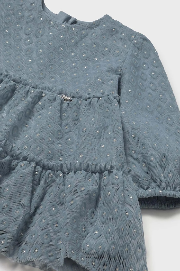 Mayoral rochie bebe albastru 2907.4B.Baby.9BYA