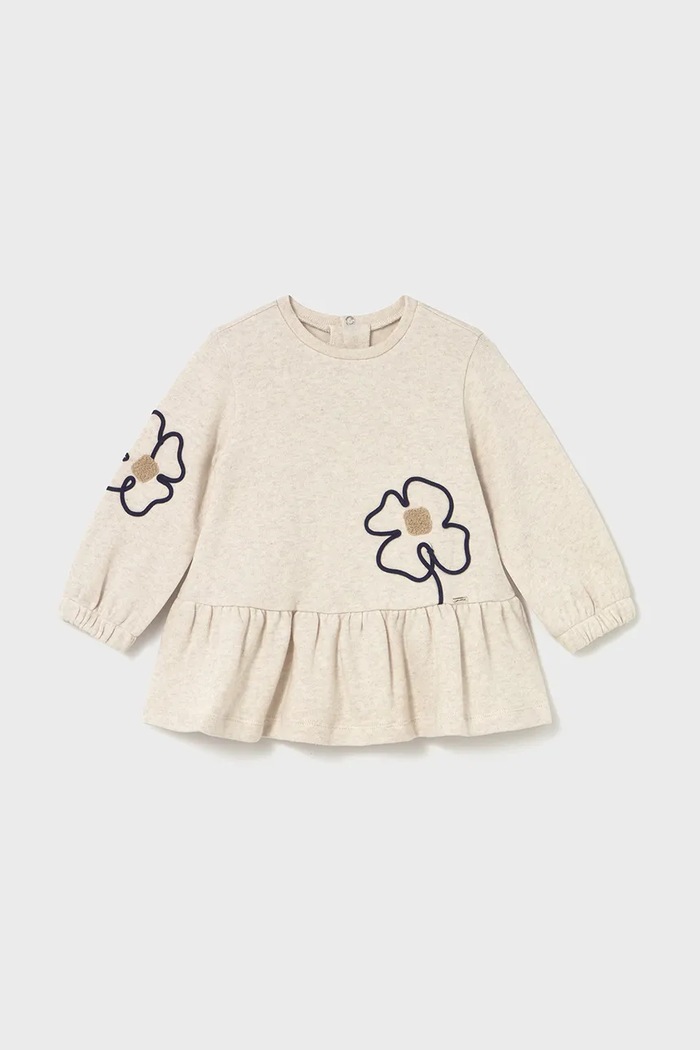 Παιδικό φόρεμα Mayoral 2917.4G.Baby.9BYA μπεζ AW25