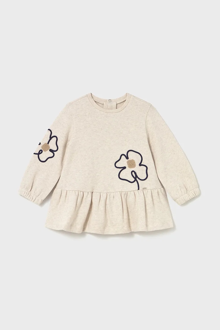 Παιδικό φόρεμα Mayoral 2917.4G.Baby.9BYA μπεζ AW25