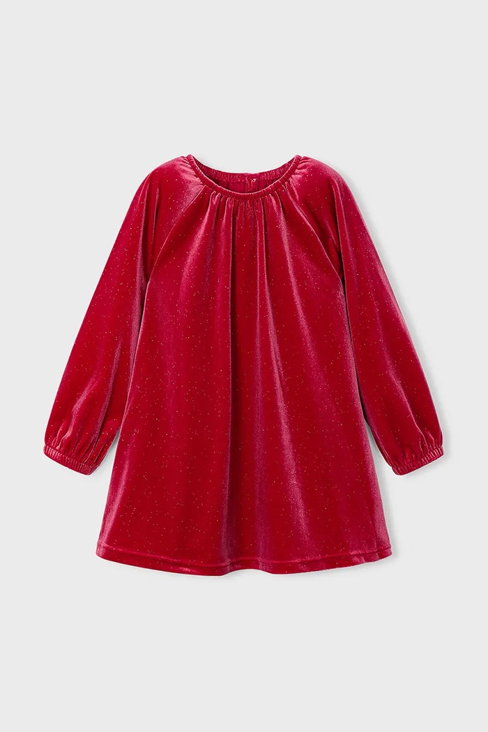 Mayoral rochie fete 4923.6L.Mini.9BYA rosu AW25