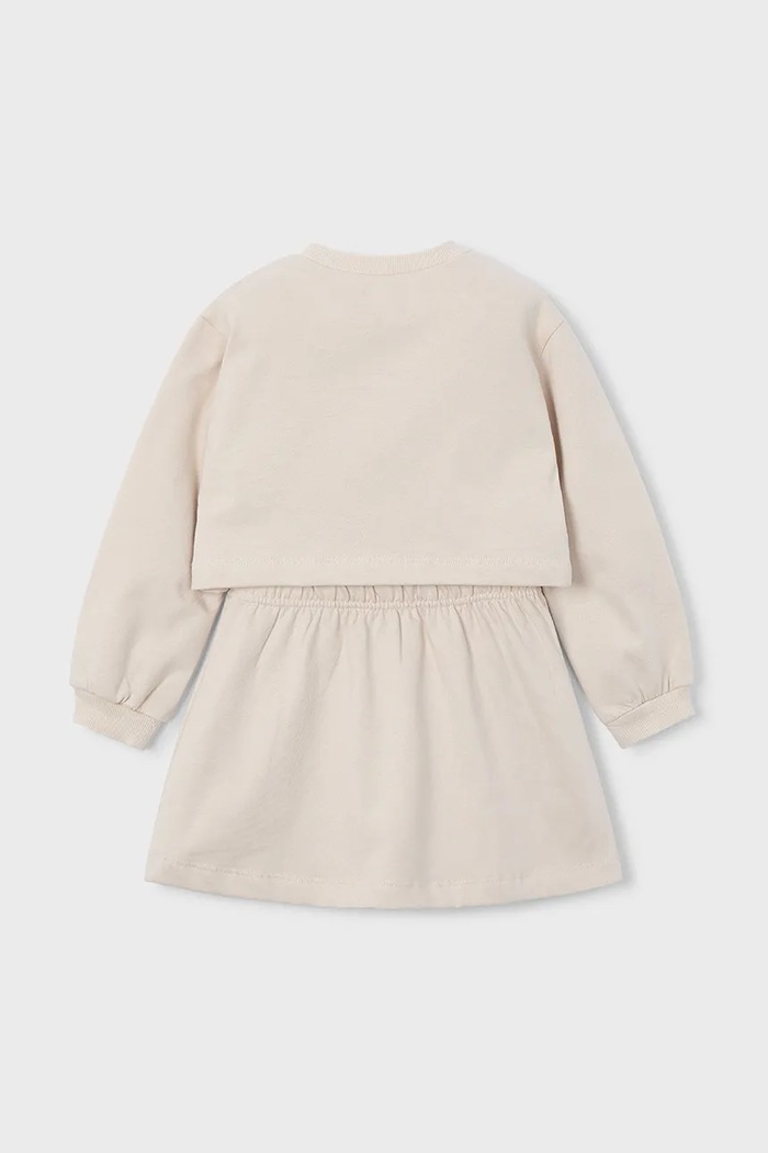 Dziewczynka Mayoral Sukienka i bluza dziecięca 4927.6B.Mini.9BYA beżowy