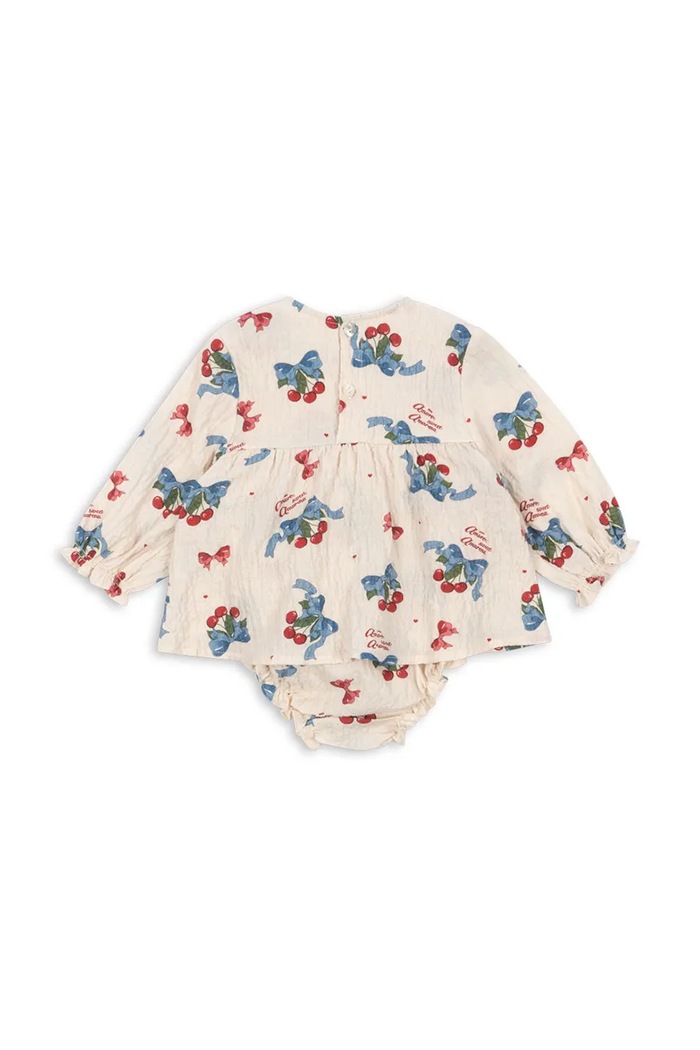 Konges Sløjd Rochie bebe ELIN ROMPER GOTS KS103795.9BYA bej AW25