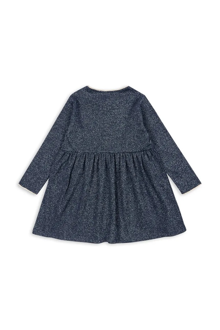 Šaty pre bábätká Konges Sløjd ROLI DRESS KS103968.9BYA tmavomodrá AW25