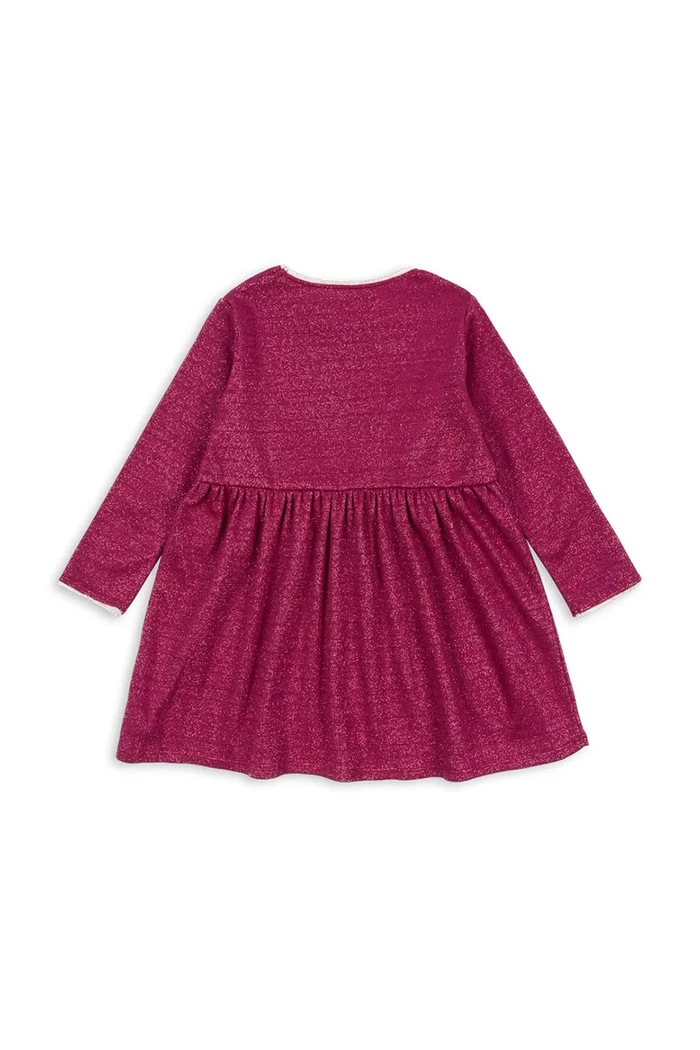 Konges Sløjd rochie bebe ROLI DRESS KS103968.9BYA burgundia AW25