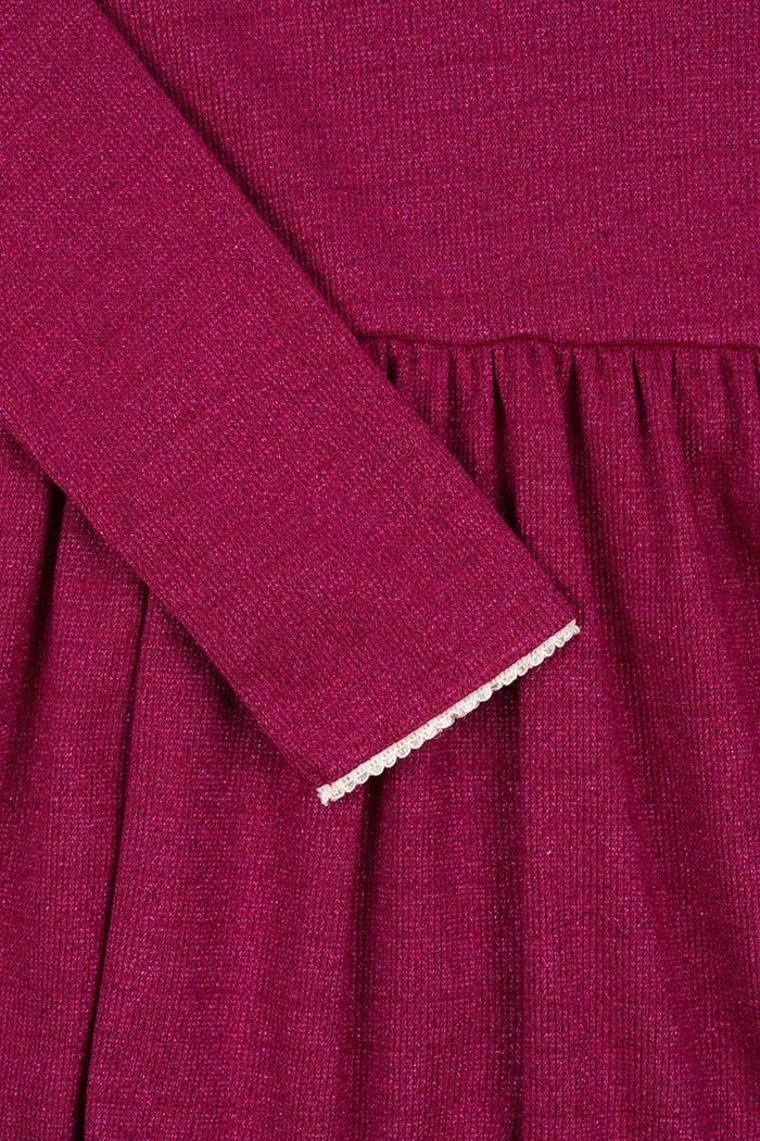 Konges Sløjd rochie bebe ROLI DRESS burgundia KS103968.9BYA